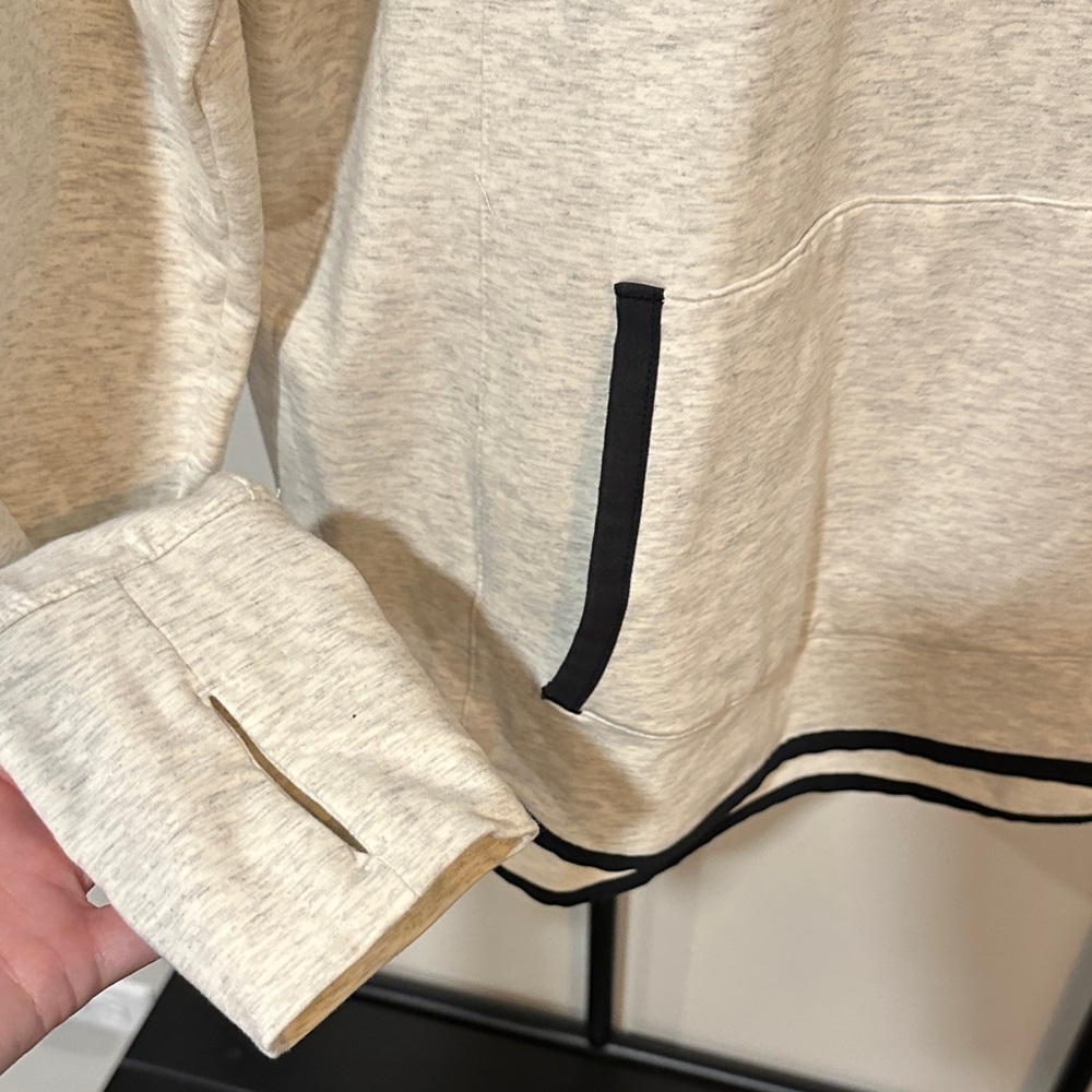 Athleta Women's Cream Hoodie - Picture 4 of 4